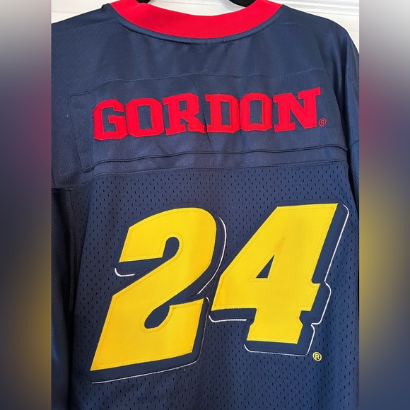 Chase Authentics Jeff Gordon #24 Stitched Football Jersey - Picture 5 of 8